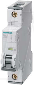 Siemens Leitungsschutzschalter 2 A 1-polig C (5SY4102-7)