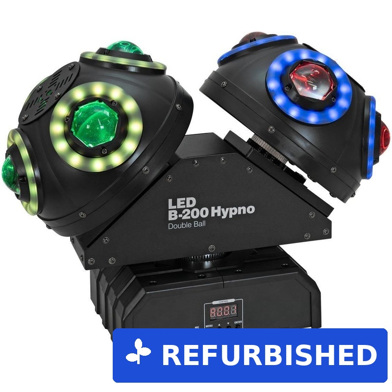 EUROLITE LED B-200 Hypno Double Ball Strahleneffekt (51918826) (geöffnet)
