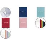 MIQUELRIUS Collegeblock "Notebook EMOTIONS", DIN A5, marine kariert, 120 Blatt, hochwertiges, weißes Papier 90 g/qm, mit - 1 Stück (MR46089)