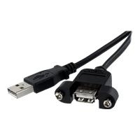 StarTech.com Panel Mount USB Cable A to A (USBPNLAFAM1)