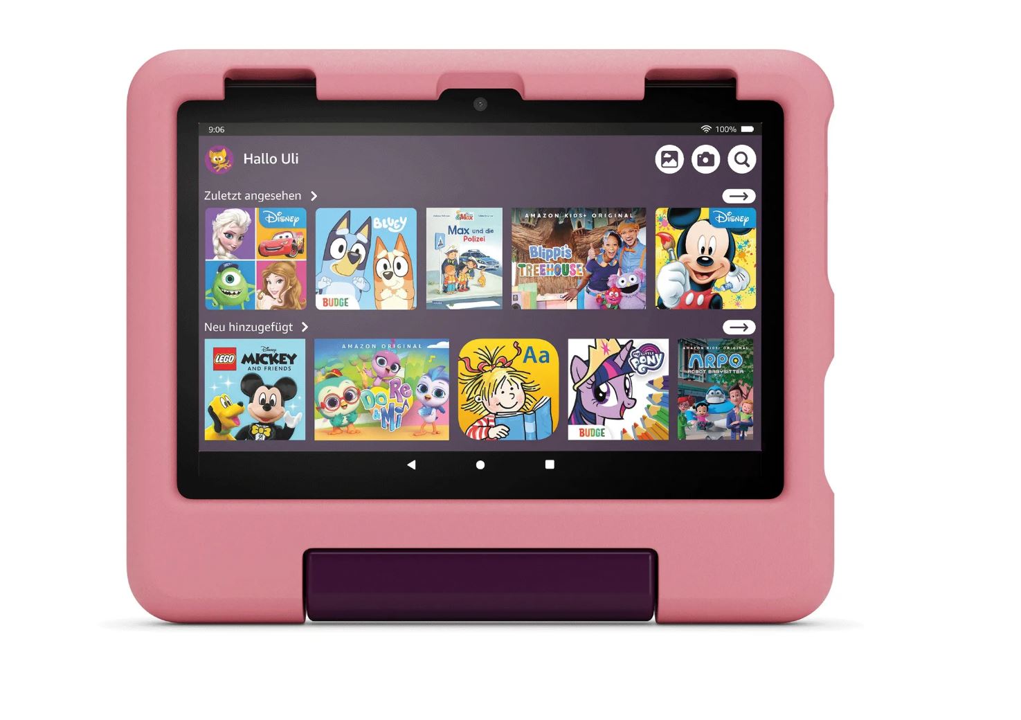 Amazon Fire HD 8 Kids Edition (2024, 12. Gen.) Tablet, 32 GB, 20.3 cm (8"), Pink (B0CVDRDMZW)