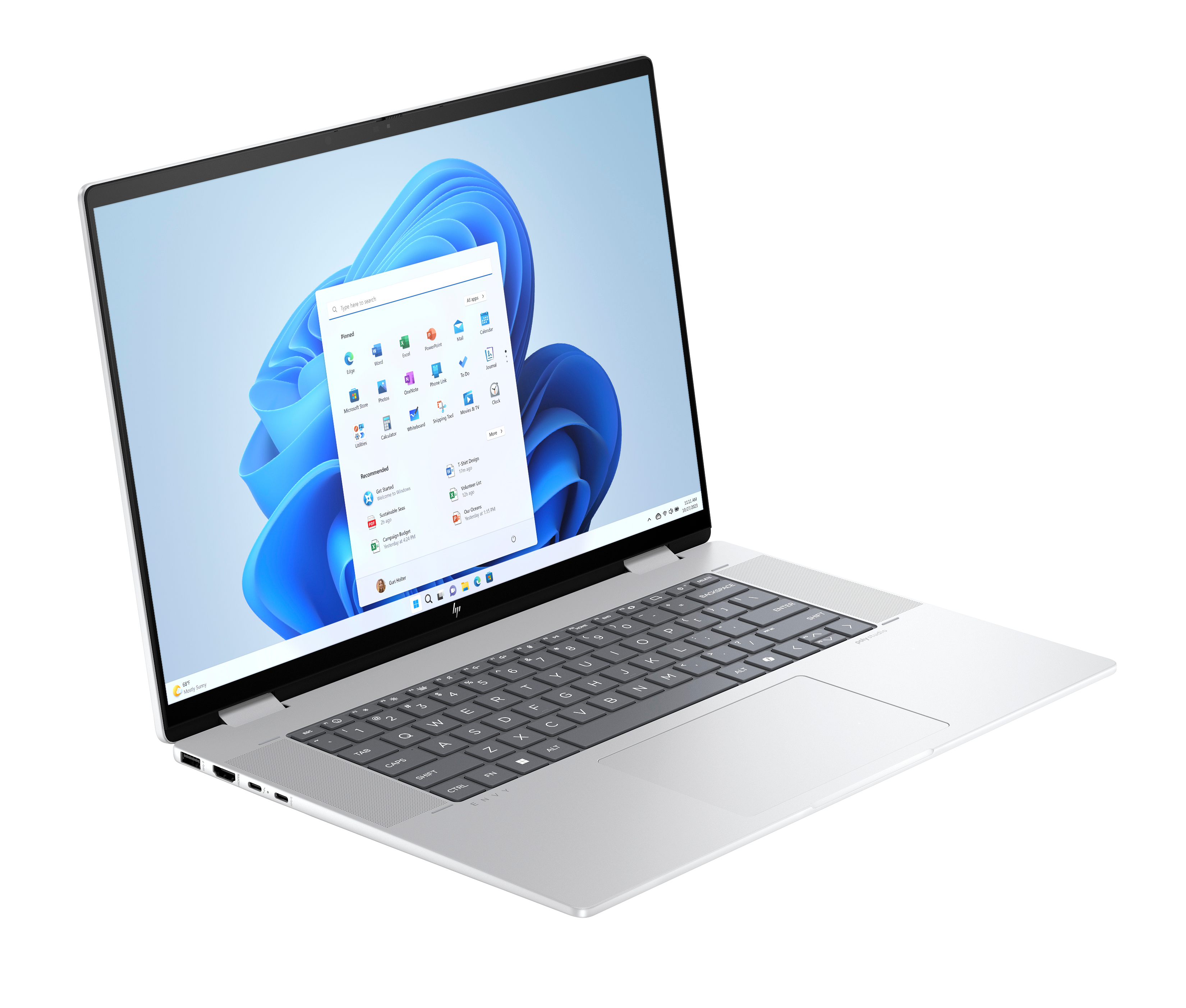 HP ENVY x360 16-ac0177ng 16" 2.8K Touch Intel Core Ultra 7 16 GB RAM 512 GB SSD Silber