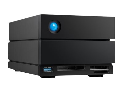 LaCie 2big Dock STLG20000400 Festplatten-Array 20 TB Thunderbolt 3 USB 3.2 Gen 2 Schwarz