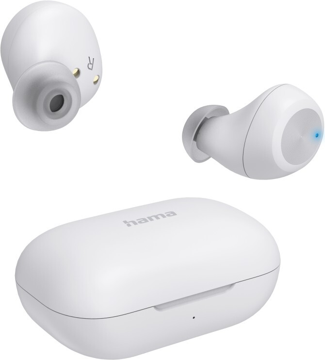 Hama Bluetooth®-Kopfhörer Spirit Chop II, TWS, In-Ear, Equalizer, Weiß (00184173)
