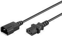 Microconnect PE040620 Stromkabel Schwarz 2 m C13-Koppler C14-Koppler (PE040620)