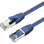MicroConnect S/FTP CAT6 50m Blue LSZH PiMF 28, CU (SSTP650B)