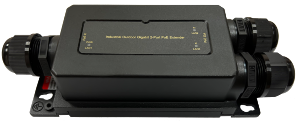 LEVELONE 1x Industrial POR-1322 IP67 PoE BT extender/repeate