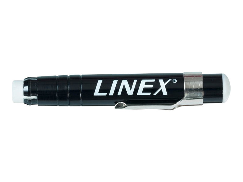 LINEX Kreidehalter aus Metall für runde Kreiden Schwarz