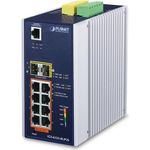 PLANET IGS-6325-8UP2S Netzwerk-Switch Managed Gigabit Ethernet (10/100/1000) Power over Ethernet (PoE) Schwarz - Edelstahl (IGS-6325-8UP2S)