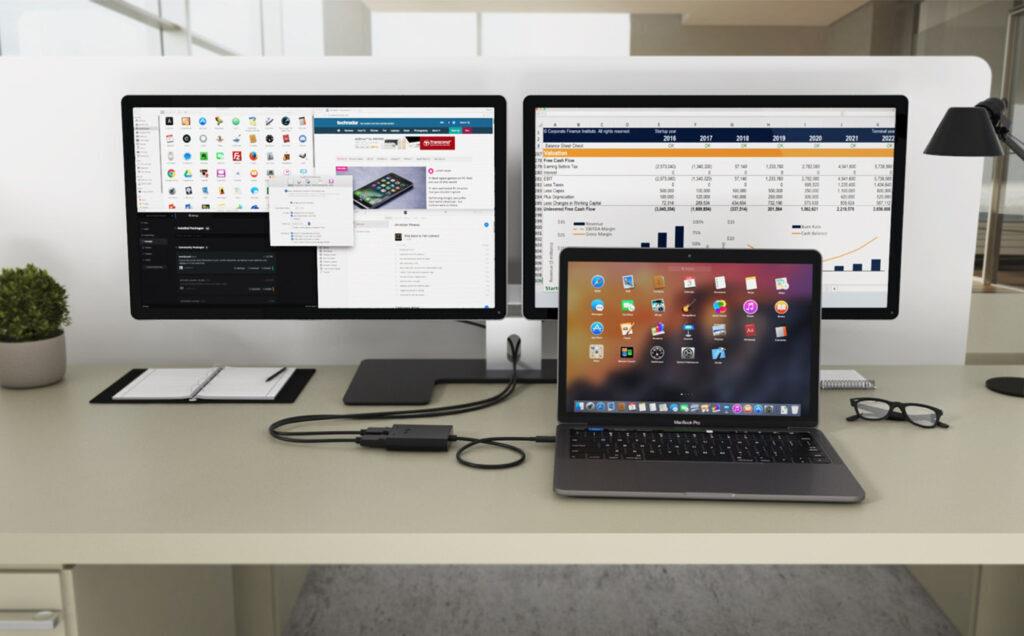 i-Tec C31DUAL4K60HDMI Dockingstation USB-C / USB4 / Thunderbolt 3 / Thunderbolt 4 2 x HDMI Schwarz