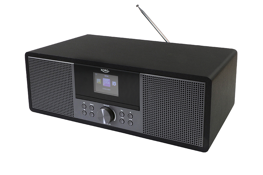 Xoro HMT 600 V2 Internetradio DAB/DAB+/FM 20 W Schwarz, Grau