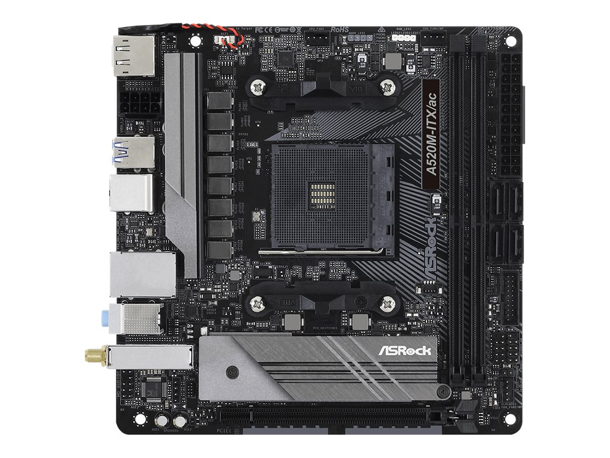 ASRock A520M-ITX/ac Mini-ITX Mainboard Socket AM4 AMD A520