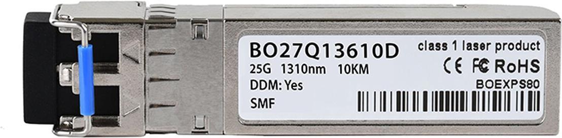 Kompatibler Ericsson LG RDH10275/2 BlueOptics SFP28 Transceiver, LC-Duplex, 25GBASE-LR, Singlemode Fiber, 1310nm, 10KM, DDM, 0°C/+70°C (RDH10275/2-BO)