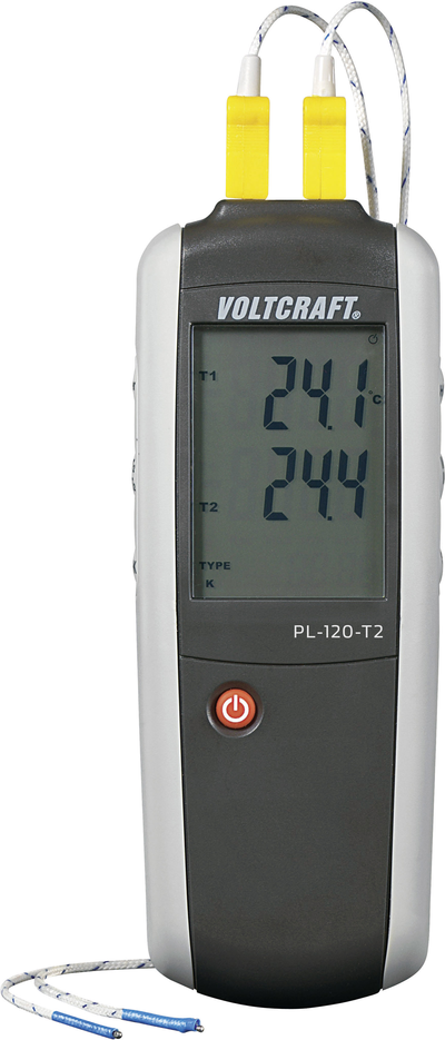 Voltcraft® PL-120 T2 Temperatur-Messgerät, Thermometer (PL-120 T2)