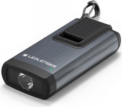 Ledlenser K6R wiederaufladbare Mini Taschenlampe grau schwarz Die kompakte Schlüsselbundleuchte K6R liefert auf Knopfdruck eine beeindruckende Helligkeit von bis zu 400 Lumen - wesentlich heller und intuitiver als die Taschenlampen-Funktion vieler Smartphones. (502577)