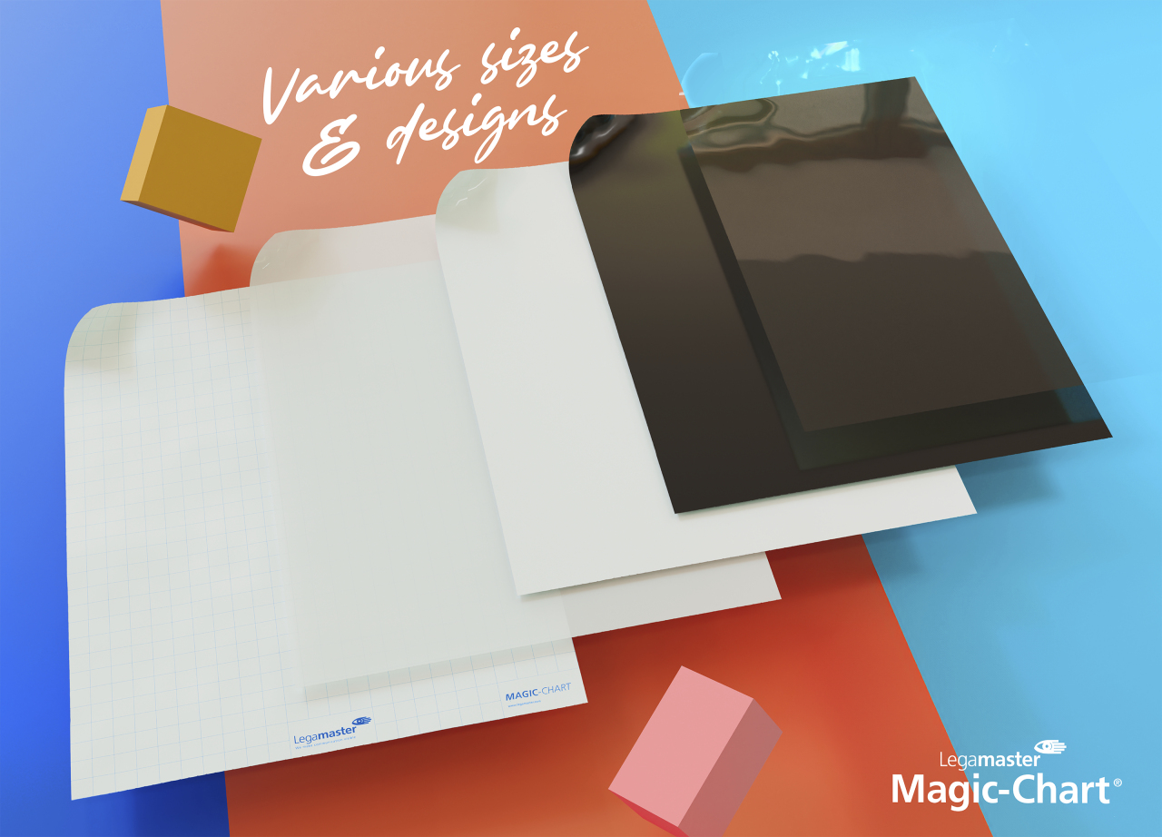 Legamaster Magic-Chart Whiteboard-Folie 1200 x 900 mm Weiß