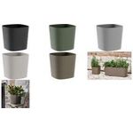 tera Pflanzgefäß "Capri", Breite: 380 mm, cloud aus recyceltem Kunststoff, für den Innen- und Außenbereich, - 1 Stück (38711038271)