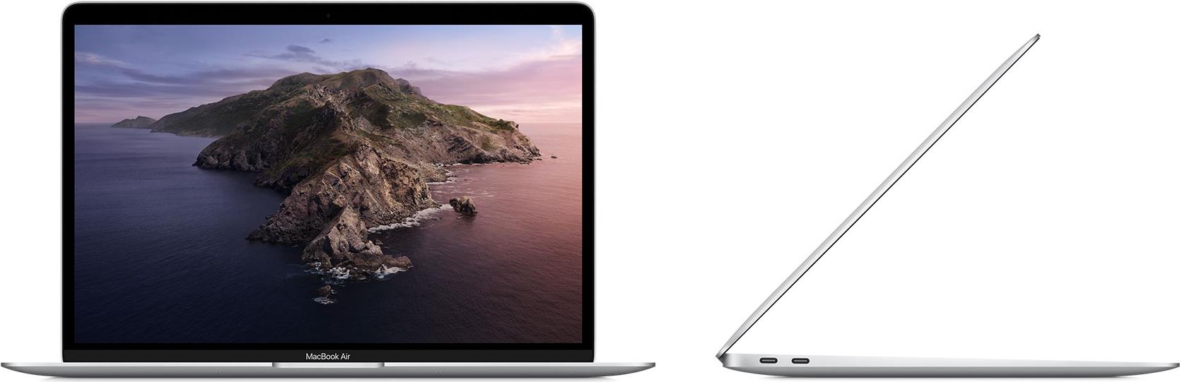 Apple MacBook Air with Retina display Core i5 1,1 GHz macOS Catalina 10,15 8GB RAM 512GB SSD 33,8 cm (13.3) IPS 2560 x 1600 (WQXGA) Iris Plus Graphics Wi Fi, Bluetooth Silber kbd Deutsch (MVH42D A) Sonderposten  - Onlineshop JACOB Elektronik