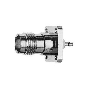 Telegärtner TNC-Einbaubuchse mit Flansch 50 Ohm, löt, Z05, a=3-56"=M2.5 - 1 Stück (J01011F0613)