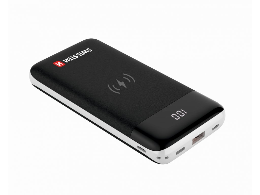 Swissten Powerbank 10000 mAh Schwarz