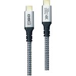 2GO 797512 USB Kabel 1,2 m USB 3.2 Gen 2 (3.1 Gen 2) USB C Schwarz - Silber (797512)