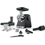 Bosch Serie 6 MFWS650B Fleischwolf 500 W Schwarz, Silber (MFWS650B)