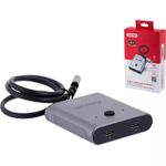 Unitek Zwei-Wege Signalschalter USB-C, 2 in 1 out 4K (D1078A) (geöffnet)