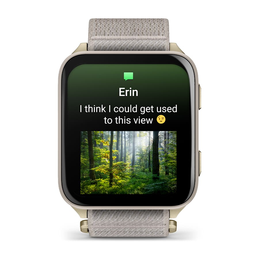 Garmin Venu X1 Smartwatch 2" AMOLED Titan Softgold/Grau