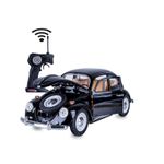 Jamara VW Käfer RC Diecast 1:18 schwarz 27 MHz - Ferngesteuertes Modellauto Elektro