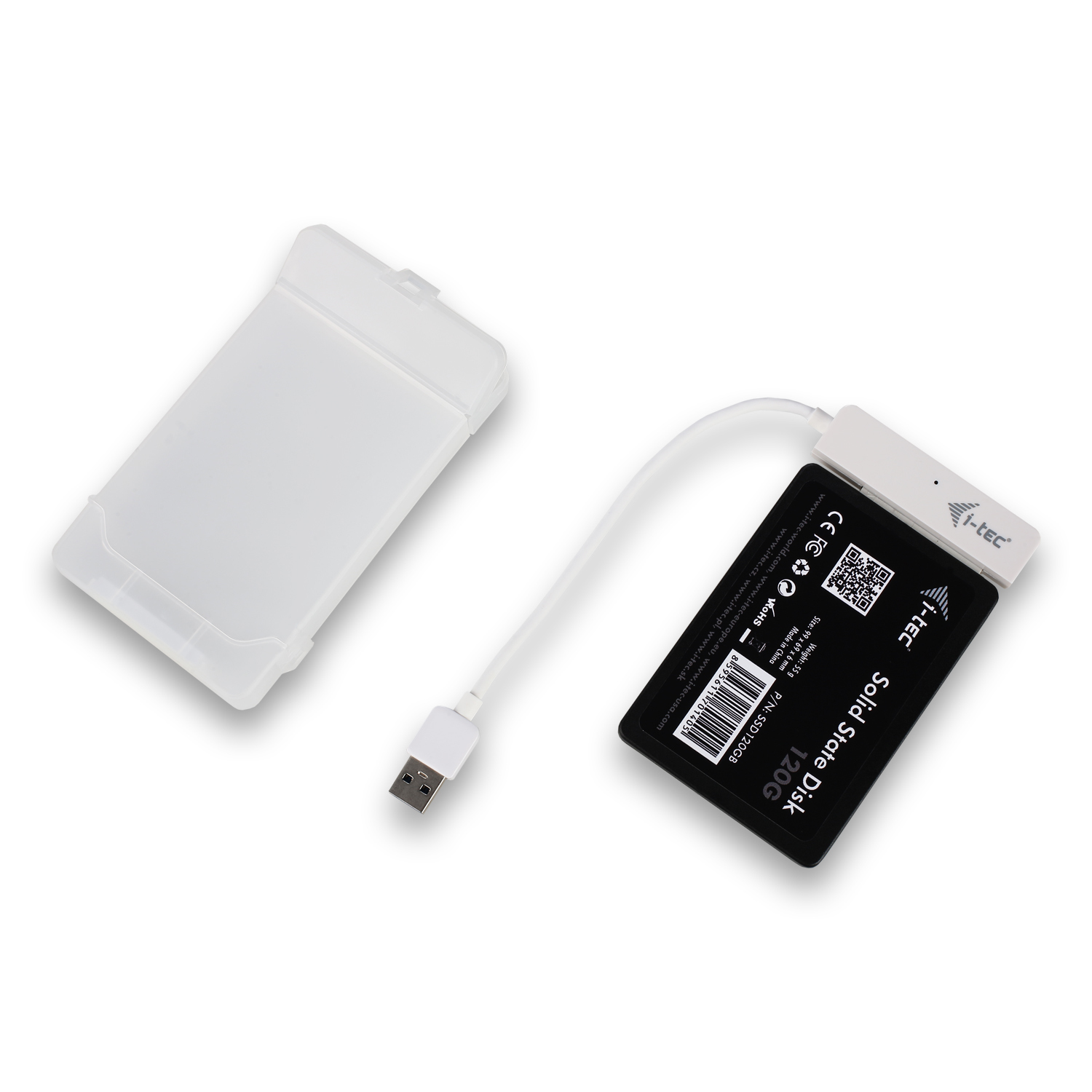 i-tec MySafe Advance 2.5" USB 3.0 SATA Gehäuse Weiß