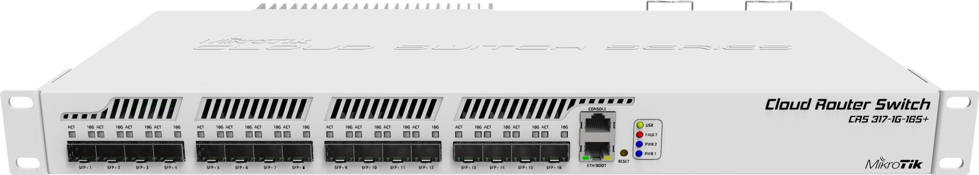 MikroTik Cloud Router Switch CRS317-1G-16S+RM Grau