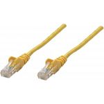Intellinet Network Patch Cable, Cat6, 1,5m, Yellow, Copper, S/FTP, LSOH / LSZH, PVC, RJ45, Gold Plated Contacts, Snagless, Booted, Lifetime Warranty, Polybag (739870)