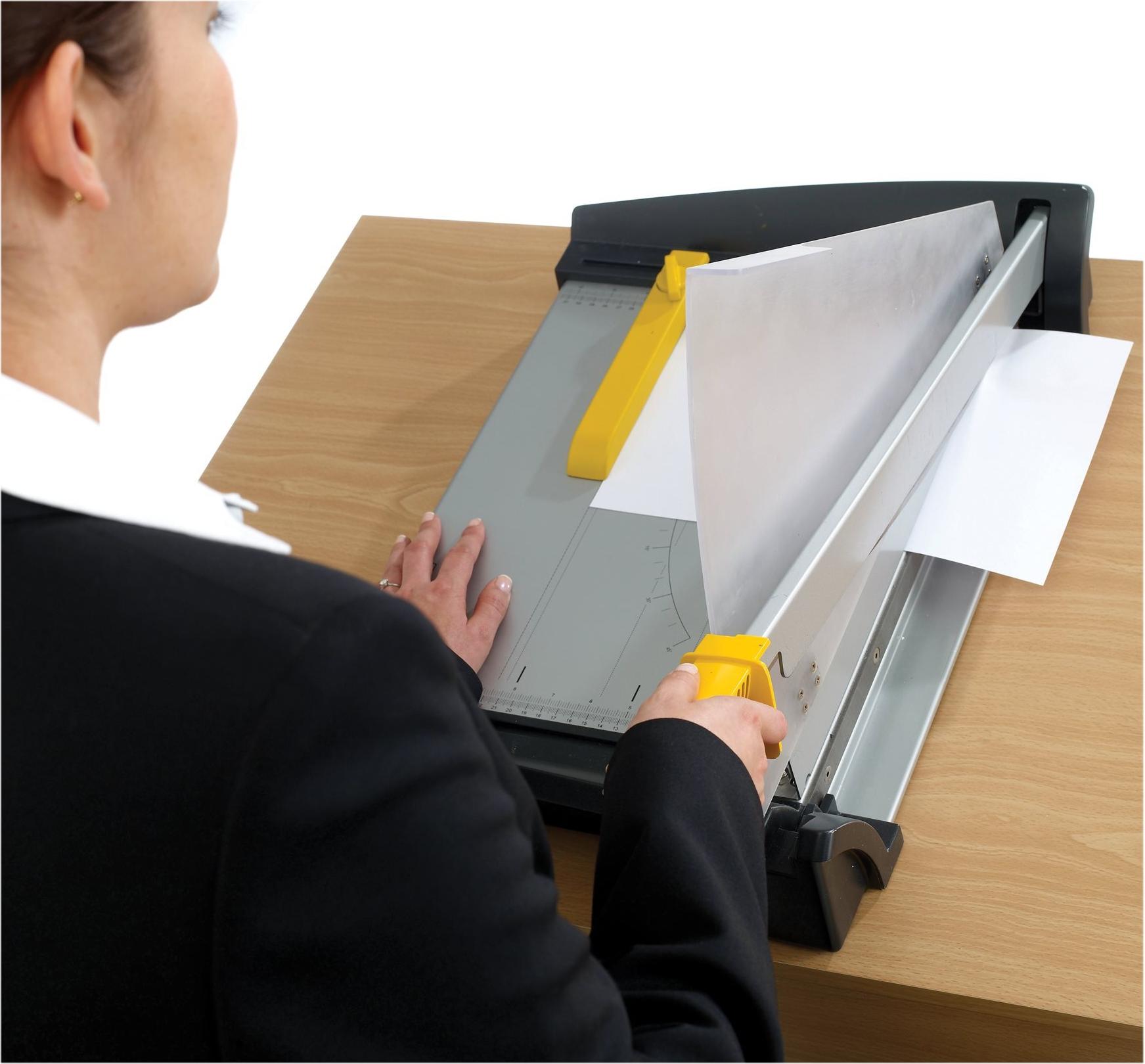 Fellowes Plasma A4 Hebelschneider 380 mm 40 Blatt Schwarz, Silber
