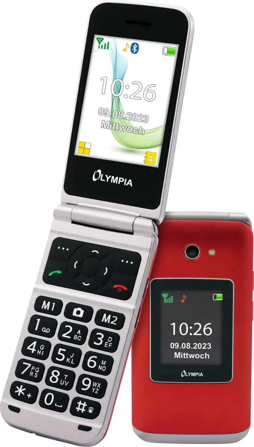 Olympia Mobiltelefon VITUS ROT 4G (2227) (geöffnet)