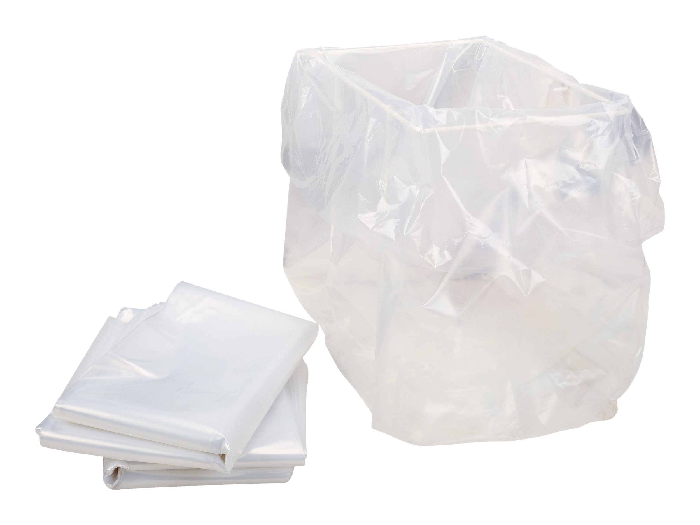 HSM Müllbeutel für Aktenvernichter 10er-Pack Transparent