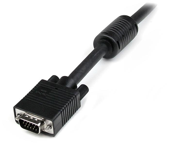 StarTech.com MXTMMHQ3M VGA-Kabel HD-15 Stecker/Stecker 3 m Koaxial Schwarz