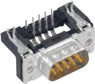 Harting 09 65 162 6812-1 D-SUB Stiftleiste 90 ° Polzahl: 9 Löten 1 St. (09 65 162 6812-1)