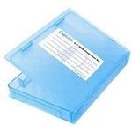 LogiLink HDD-Box für externe 2.5" Festplatten, blau Schutzbox, trop- und wasserrestistent, verschließbar (UA0131)