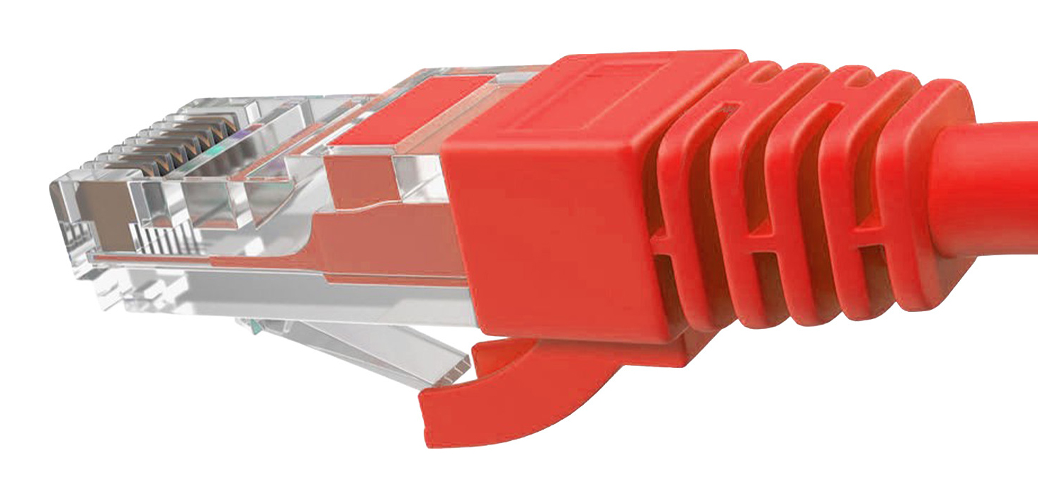 INCA Patchkabel Cat6 U/UTP RJ45 0,5 m 250 MHz Rot