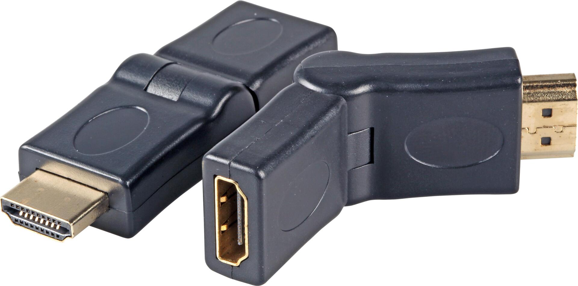 EFB-Elektronik HDMI+ Adapter Typ A St. auf Typ A Bu. 180° Hersteller: EFB Elektronik (EB483)