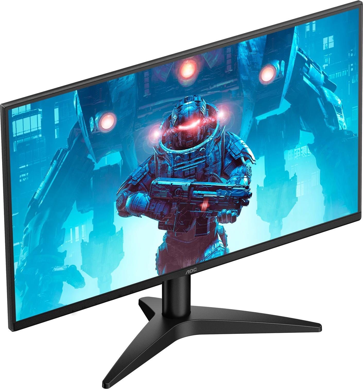 AOC Basic-line Q24B36X - B3 Series - Gaming LED-Monitor - 61 cm (24") (23.8" sichtbar) - 2560 x 1440 QHD @ 144 Hz - IPS - 300 cd/m² - 1300:1 - HDR10 - 0.5 ms - HDMI, DisplayPort - Schwarz (Q24B36X)