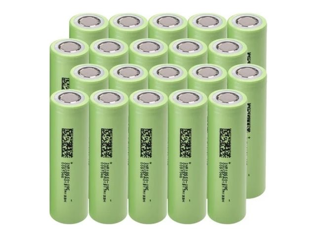 Green Cell 18650 Wiederaufladbarer Akku Li-Ion 3,7 V 2900 mAh 20 Stück Hellgrün