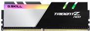 G.Skill TridentZ Neo Series DDR4 32 GB 4 x 8 GB DIMM 288 PIN 3200 MHz PC4 25600 CL14 1.35 V ungepuffert non ECC Brushed Black, Gebürstetes Aluminium Schwarz, Silber pulverbeschichtet (F4 3200C14Q 32GTZN)  - Onlineshop JACOB Elektronik