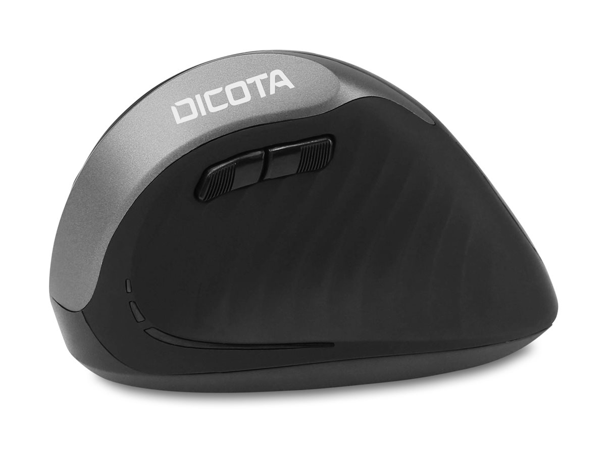 DICOTA Relax Ergonomische Kabellose Maus Bluetooth 1600 DPI Rechtshänder Schwarz