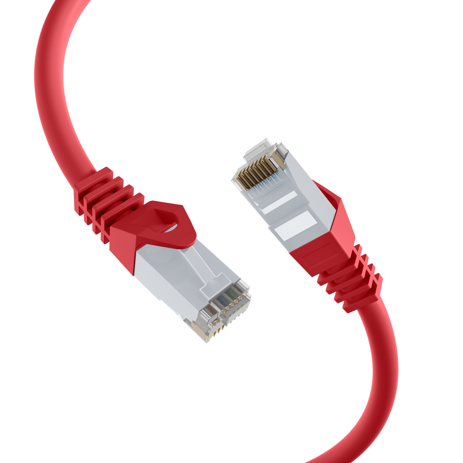 EFB-Elektronik RJ45 Patchkabel Cat.6 U/UTP LSZH CCA 0,25 m Rot