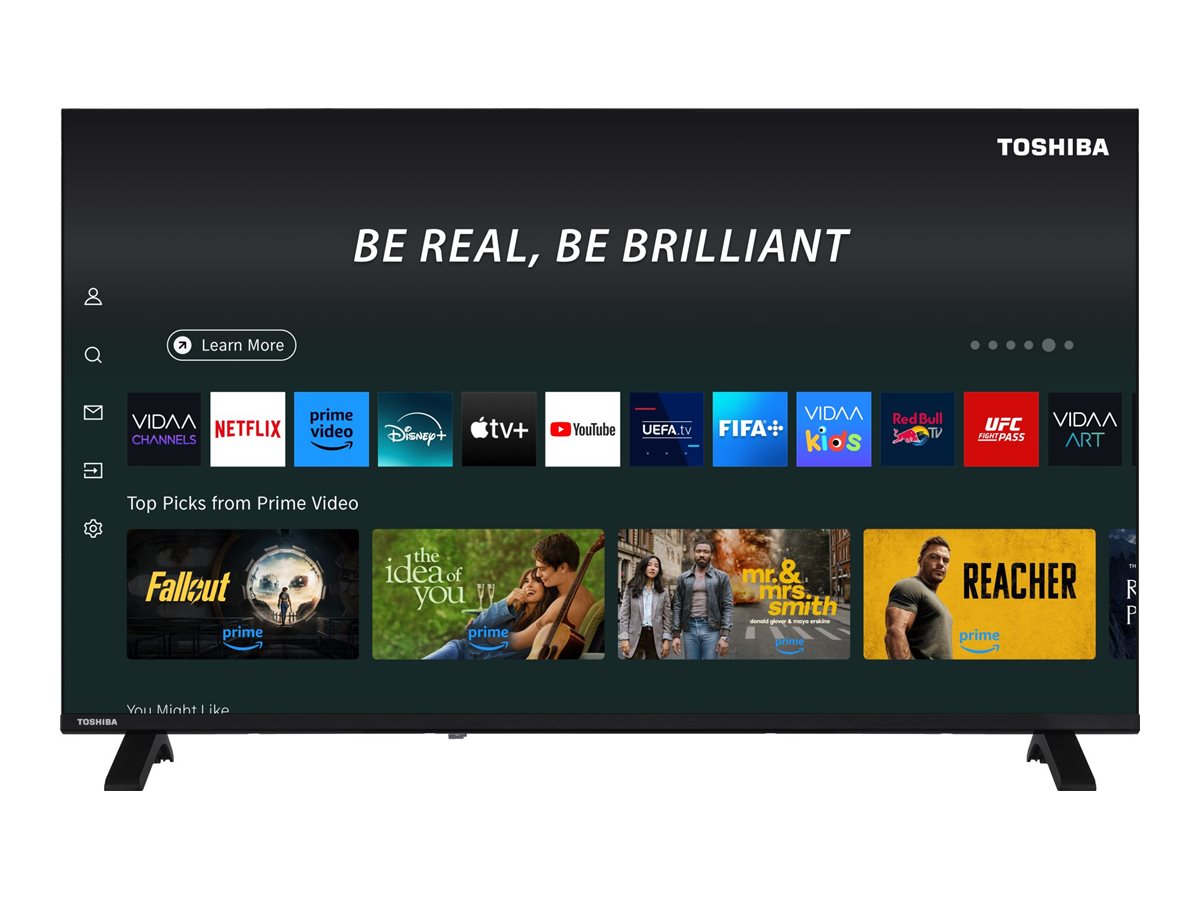 Toshiba UV15 Series 43UV1563DD 43" 4K UHD Smart TV VIDAA HDR Direct LED