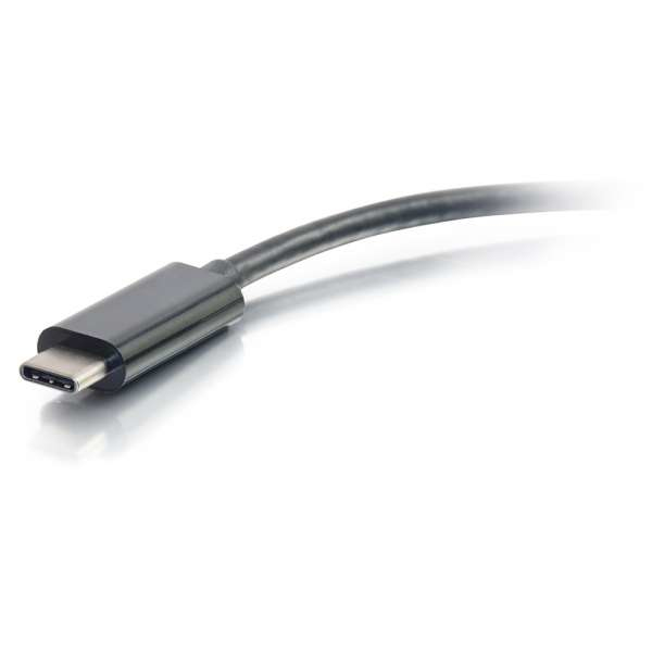 C2G USB-C Hub mit Ethernet - 3-Port USB 3.0 Hub - Gigabit Ethernet - Thunderbolt 3 kompatibel - Schwarz