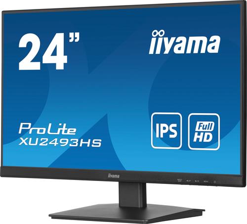 IIYAMA XU2493HS-B6 60,96cm 24Zoll ETE IPS-panel 1920x1080 100Hz 250cd/m Speakers HDMI DisplayPort [Energieklasse E] (XU2