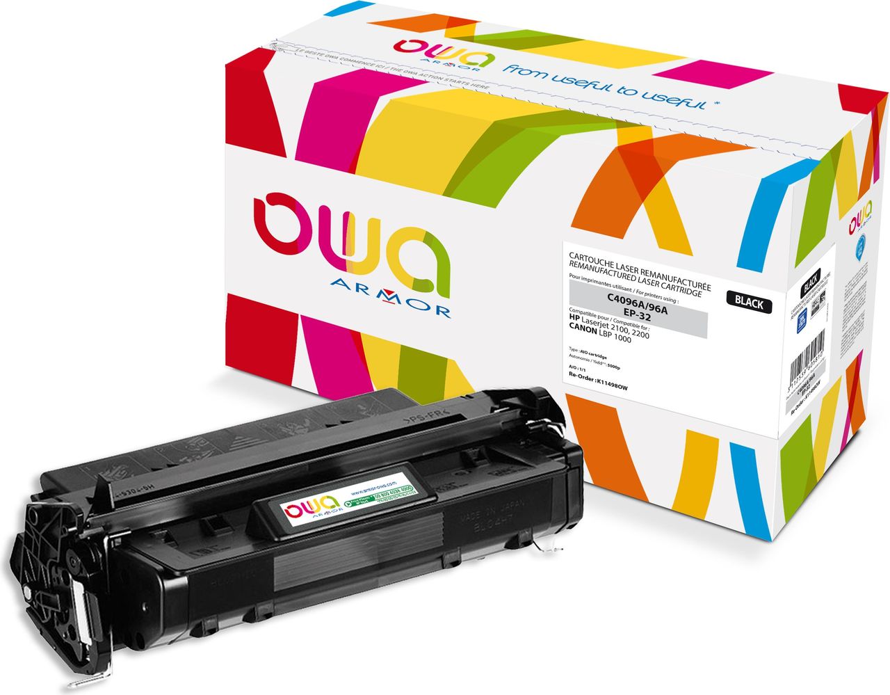 Armor K11498OW Laser cartridge 5000Seiten Schwarz Lasertoner / Patrone (K11498OW)