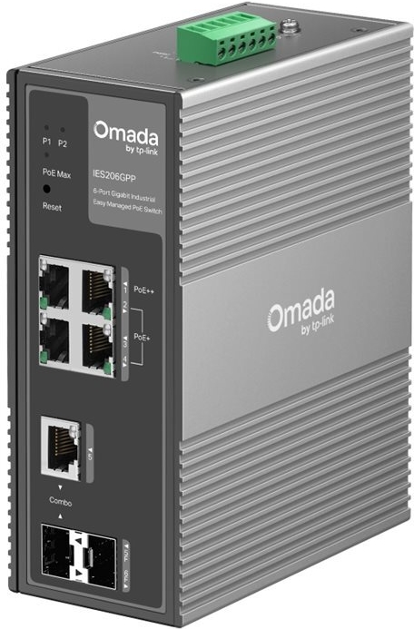 TP-LINK IES206GPP Omada Industrial Easy Managed Switch 6× (IES206GPP)